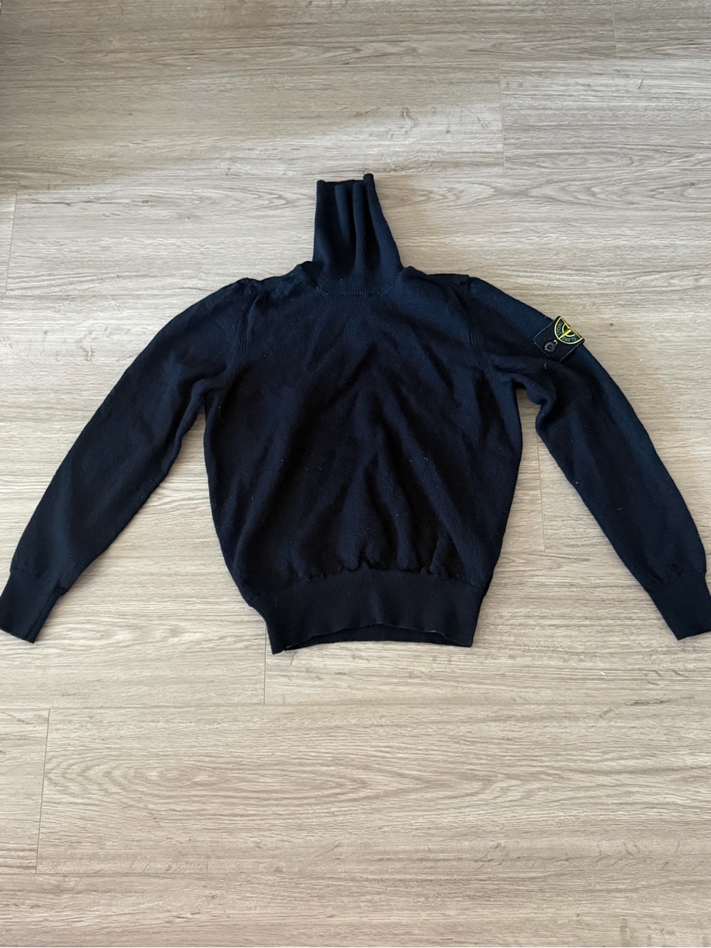 Stone Island Turtleneck Sweater – Navy